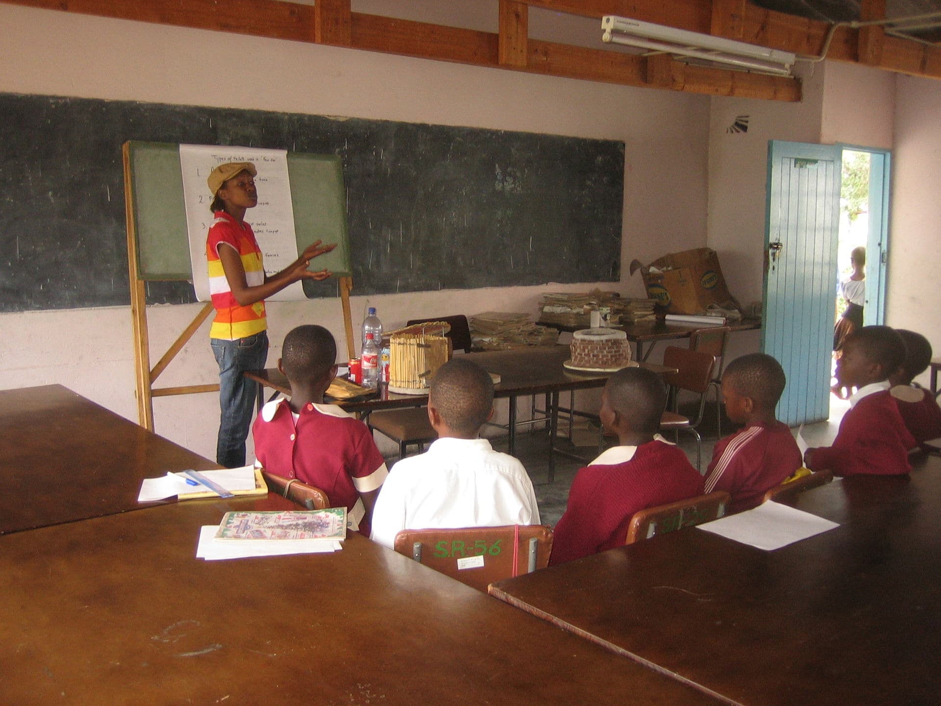 Classroom-based community training in Zimbabwe